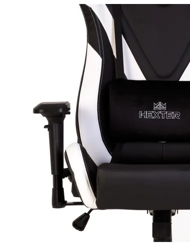Кресло HEXTER PRO R4D TILT MB70 ECO/02 BLACK/WHITE геймерское