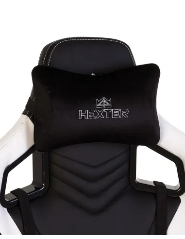 Кресло HEXTER PRO R4D TILT MB70 ECO/02 BLACK/WHITE геймерское