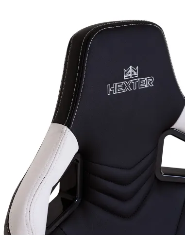 Кресло HEXTER PRO R4D TILT MB70 ECO/02 BLACK/WHITE геймерское