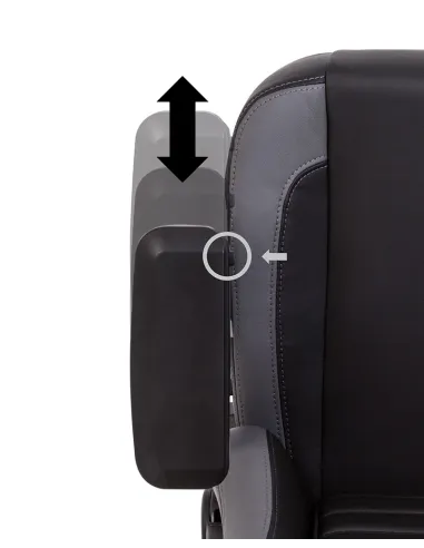 Кресло HEXTER XL R4D MPD MB70 ECO/01 BLACK/GREY геймерское