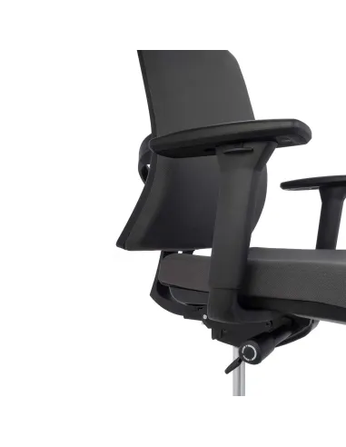 Кресло GROSPOL LEVEL BT BLACK для оператора