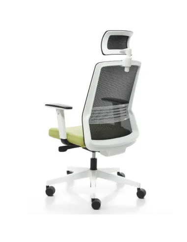 Кресло GROSPOL COCO WS HD WHITE для оператора