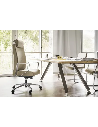 Кресло SOKOA BOST для руководителя, тканевое