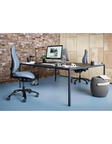 Кресло FLOKK RH MEREO 220 BLACK, тканевое - Купить швецкое эргономичное кресло. Цена Киев, Харьков, Днепр, Львов, Одесса