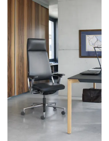 Кресло KLOBER CONNEX2 для руководителя, кожаное