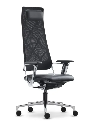 Кресло CONNEX2 для руководителя, с сетчатой спинкой