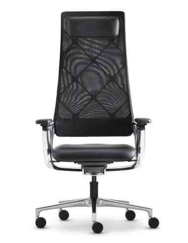 Кресло CONNEX2 для руководителя, с сетчатой спинкой