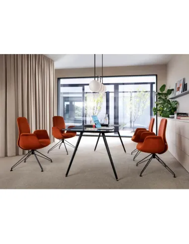 Кресло PROFIM ELLIE PRO 20V3 BLACK для посетителя