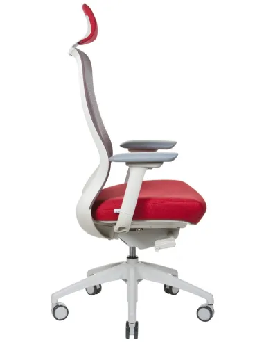 Кресло KRESLALUX IN-POINT (LIGHT GREY + M64019) эргономичное