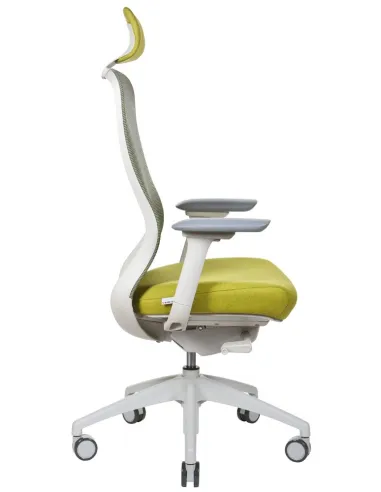 Кресло KRESLALUX IN-POINT (LIGHT GREY + M68002), эргономичное