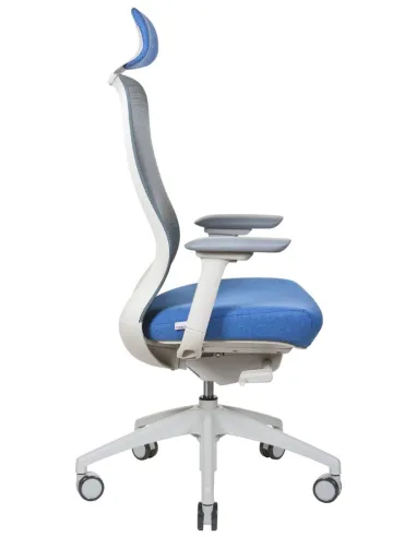 Кресло KRESLALUX IN-POINT (LIGHT GREY + M66009), эргономичное