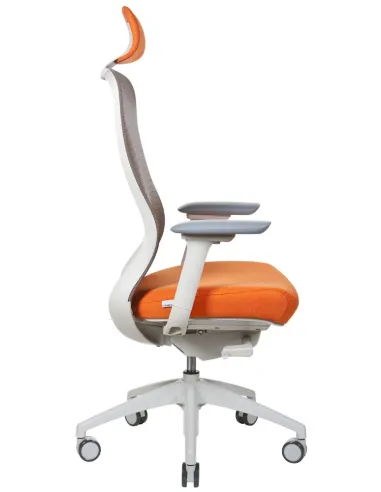 Кресло KRESLALUX IN-POINT (LIGHT GREY + M63013), эргономичное