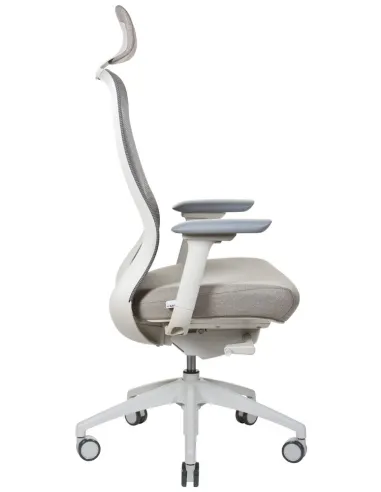 Кресло KRESLALUX IN-POINT (LIGHT GREY + M61002), эргономичное