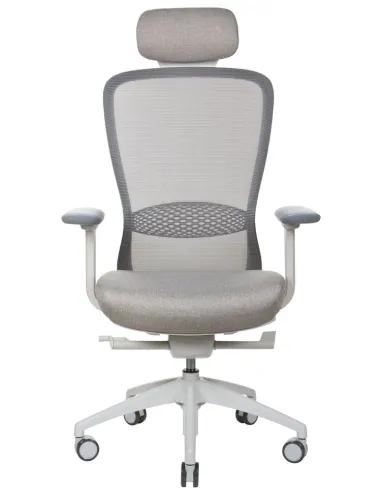Кресло KRESLALUX IN-POINT (LIGHT GREY + M61002), эргономичное