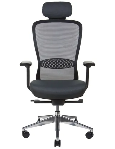 Кресло KRESLALUX IN-POINT ALU BASE (BLACK + M60999), эргономичное