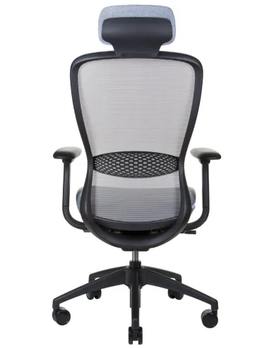 Кресло офисное KRESLALUX IN-POINT GREY (BLACK + M66008), эргономичное - купить в Киеве, Харькове, Одессе, Днепре