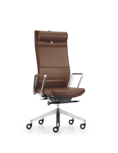 Кресло GIRSBERGER DIAGON EXECUTIVE кожаное, премиум класса, кожаное, для руководителя