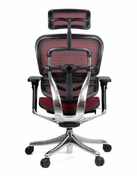 Кресло компьютерное ERGOHUMAN PLUS, эргономичное, бордового цвета