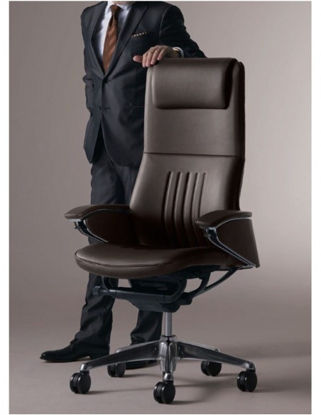 Кресло OKAMURA LEGENDER для руководителя, люкс класса, кожаное