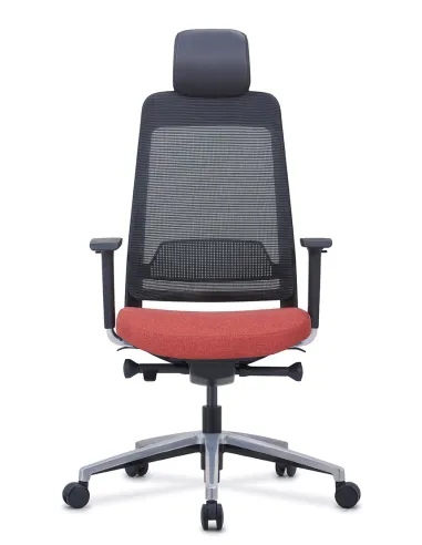 Кресло KRESLALUX FILO-A1 (Black + Jacinth) эргономичное