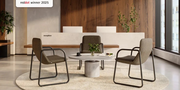 КРІСЛО LD SEATING FLEXI LOUNGE ОТРИМАЛО НАГОРОДУ RED DOT DESIGN AWARD 2025