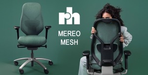 ИЗВЕСТНОЕ ЭРГОНОМИЧЕСКОЕ КРЕСЛО RH MEREO - ВПЕРВЫЕ ПОЛУЧИЛО СЕТЧАСТУЮ СПИНКУ